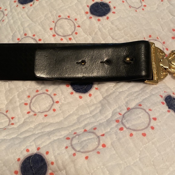 St. John Black and Gold Studded Belt - Picture 5 of 6